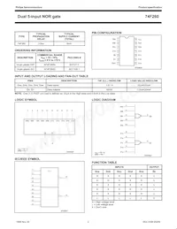 N74F260N Datasheet Page 2
