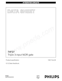 N74F27N Datasheet Cover