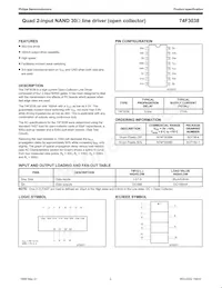 N74F3038D Datasheet Page 2