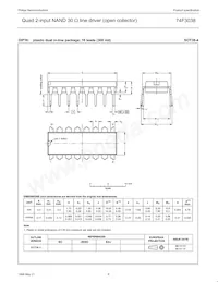 N74F3038D Datasheet Page 6
