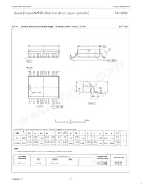 N74F3038D Datasheet Page 7