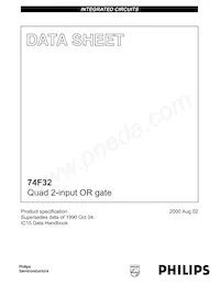 N74F32D Datenblatt Cover