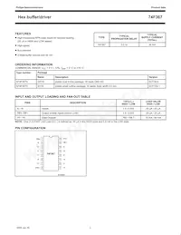 N74F367D Datasheet Page 3