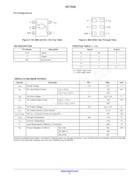 NC7S08P5 Datasheet Page 2