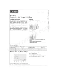 NC7SP02L6X Datasheet Page 2