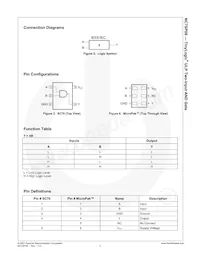 NC7SP08FHX Datasheet Page 3