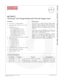 NC7SP17FHX Datenblatt Seite 2