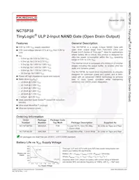 NC7SP38L6X Datasheet Page 2