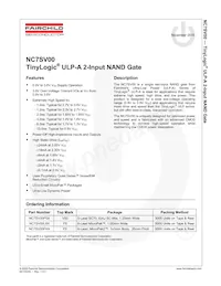 NC7SV00FHX Datasheet Page 2