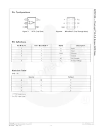 NC7SV02FHX Datasheet Page 4