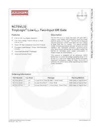 NC7SVL32FHX數據表 頁面 2