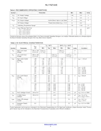 NL17SZ125EDFT2G Datasheet Page 3