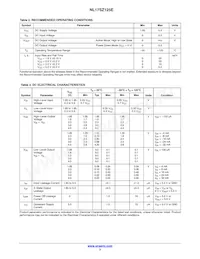 NL17SZ125EDFT2G Datasheet Pagina 3