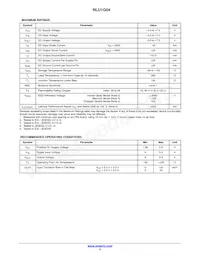 NLU1G04CMX1TCG Datasheet Page 2