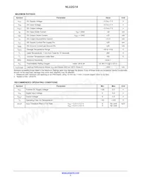 NLU2G14CMX1TCG Datasheet Page 2