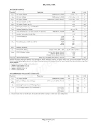 NLV74HC174ADG Datasheet Page 3