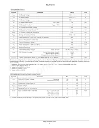 NLX1G10AMX1TCG Datasheet Page 2