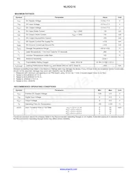 NLX2G16CMUTCG Datasheet Page 2