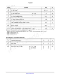 NLX3G16FMUTCG Datasheet Page 2