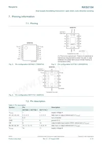 NXS0104GU12X Datasheet Pagina 4