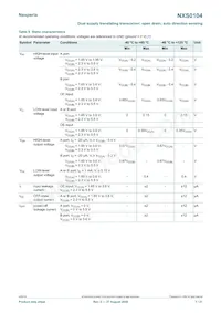 NXS0104GU12X Datasheet Page 7