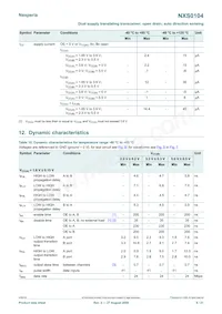NXS0104GU12X Datasheet Page 8