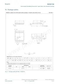 NXS0104GU12X Datasheet Page 16