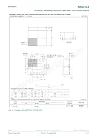 NXS0104GU12X Datasheet Pagina 17