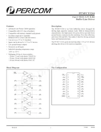 PI74FCT3244QEX Datasheet Cover