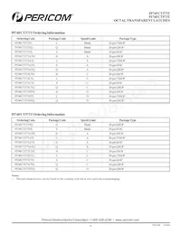 PI74FCT373TQE Datasheet Page 8