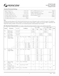 PI74STX1G00CX Datasheet Pagina 2