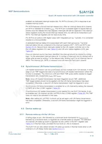 SJA1124AHG/0Z Datasheet Page 9