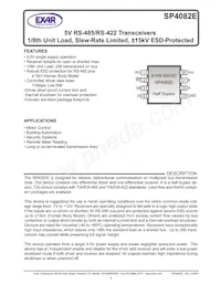 SP4082EEN-L Datasheet Cover