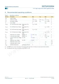 SSTUH32864EC Datasheet Page 9