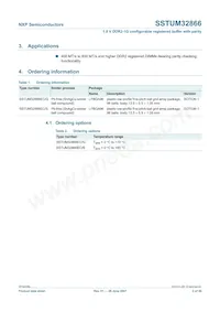 SSTUM32866EC/S Datasheet Pagina 2