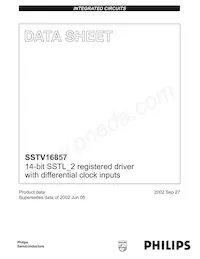 SSTV16857DGG數據表 封面