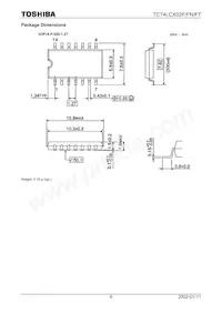 TC74LCX02FT(EL) Datasheet Pagina 6