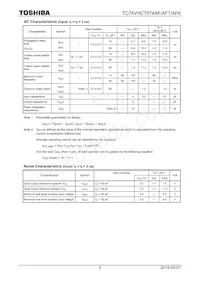 TC74VHCT574AFT(ELM Datasheet Page 5