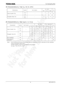 TC7W32FUTE12LF Datasheet Page 4