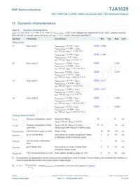 TJA1029T Datasheet Page 13