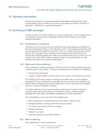 TJA1029T Datasheet Pagina 18