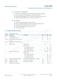 TJA1048T Datasheet Page 2