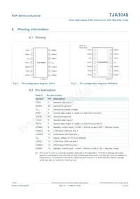 TJA1048T Datasheet Page 5