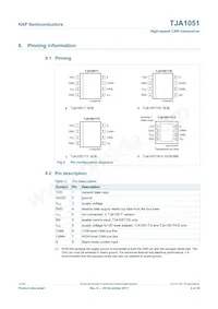 TJA1051T/E/1J Datasheet Page 4