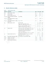 TJA1145TK/FDJ Datasheet Page 3