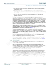 TJA1145TK/FDJ Datasheet Page 18