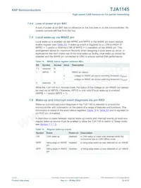 TJA1145TK/FDJ Datasheet Page 22