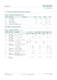 XC7SET08GV Datasheet Page 4