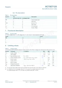 XC7SET125GM Datasheet Pagina 3
