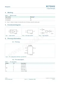 XC7SH02GV Datasheet Pagina 2